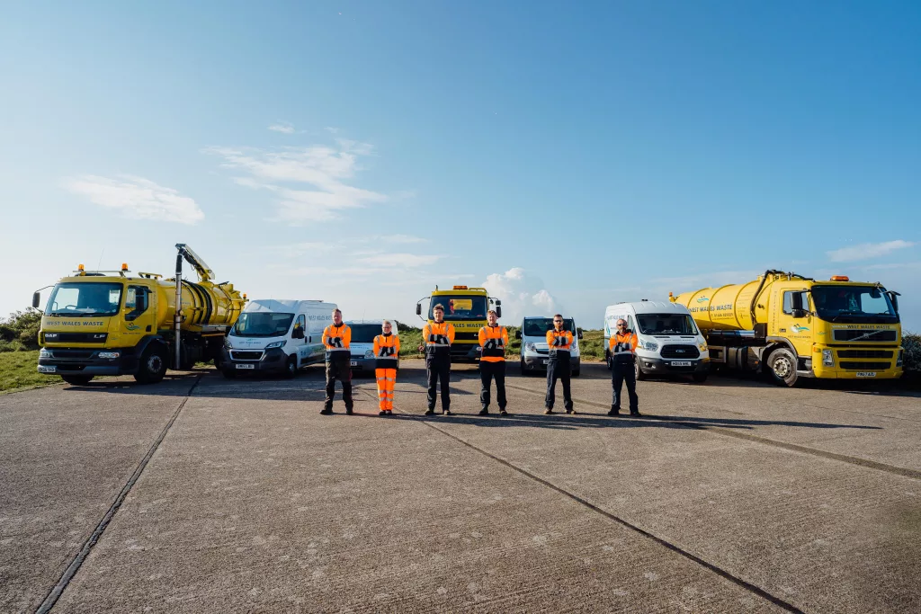 West Wales Waste Fleet and Team image
